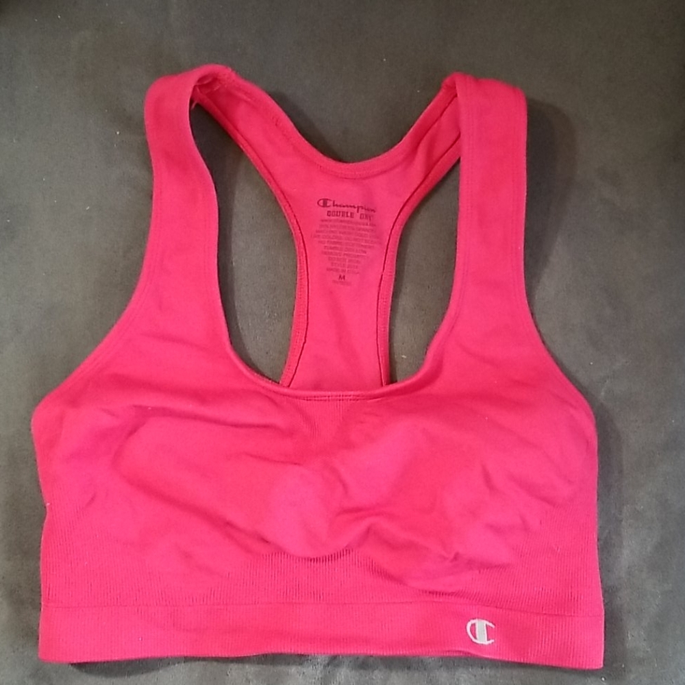 Red Champion Double Dry Sports Bra